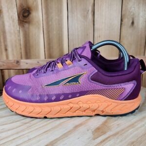 Altra Outroad 2 Shoes Womens 9.5 Purple Mesh Trail Running Sneakers AL0A82CY580